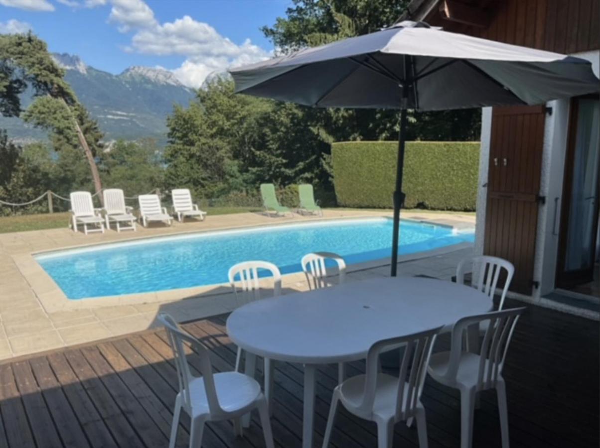 Sévrier Villa Avec Piscine, Vue Lac Et Montagne מראה חיצוני תמונה